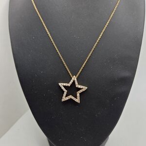 14kGE Sling Star Pendant Necklace Chain